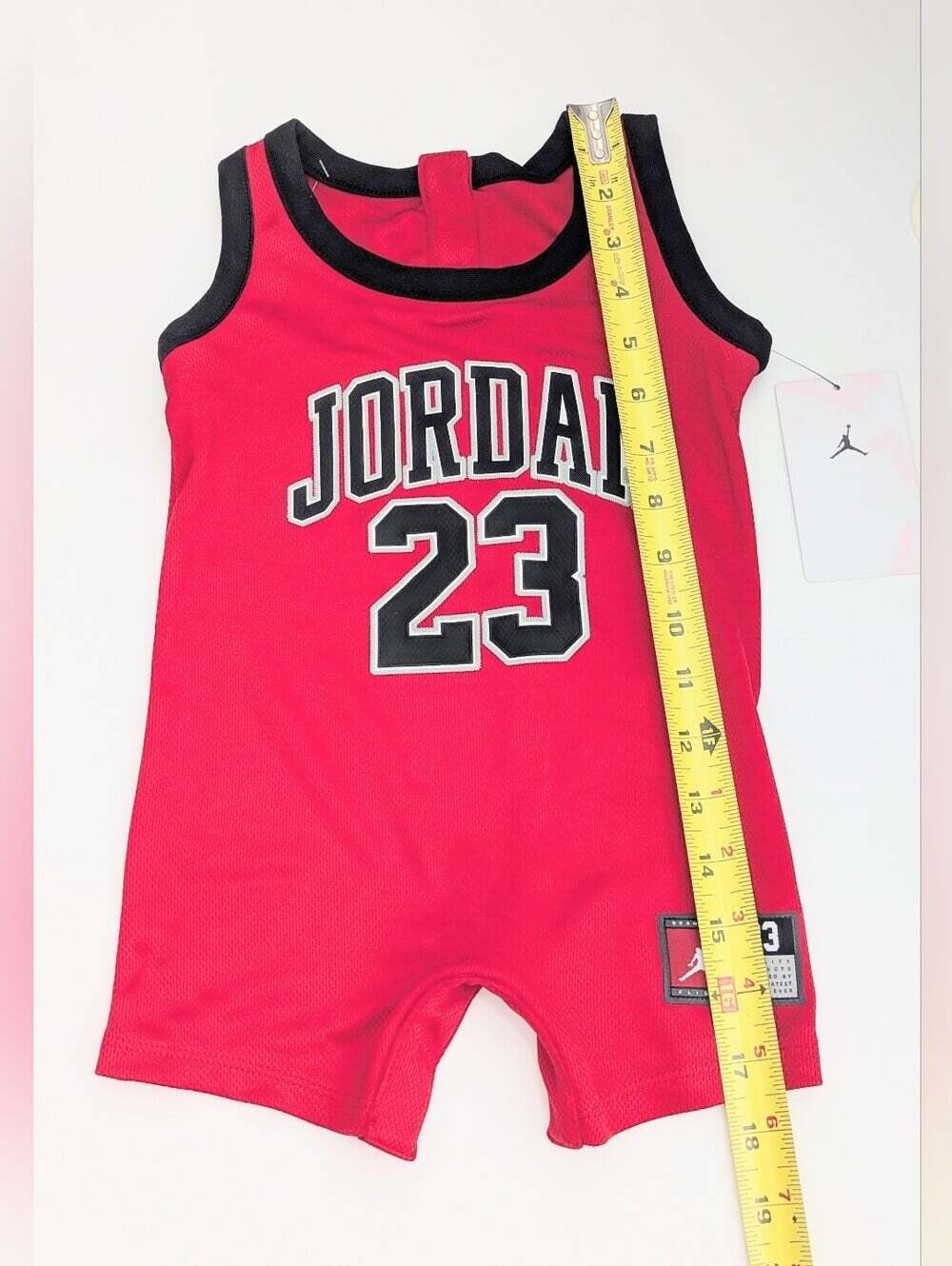 NWT Nike Jumpman Air Jordan Baby (12 Months) One-Piece Sleeveless Romper w/Snaps - Picture 11 of 14
